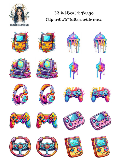 32-bit Beat 1 - Clipart