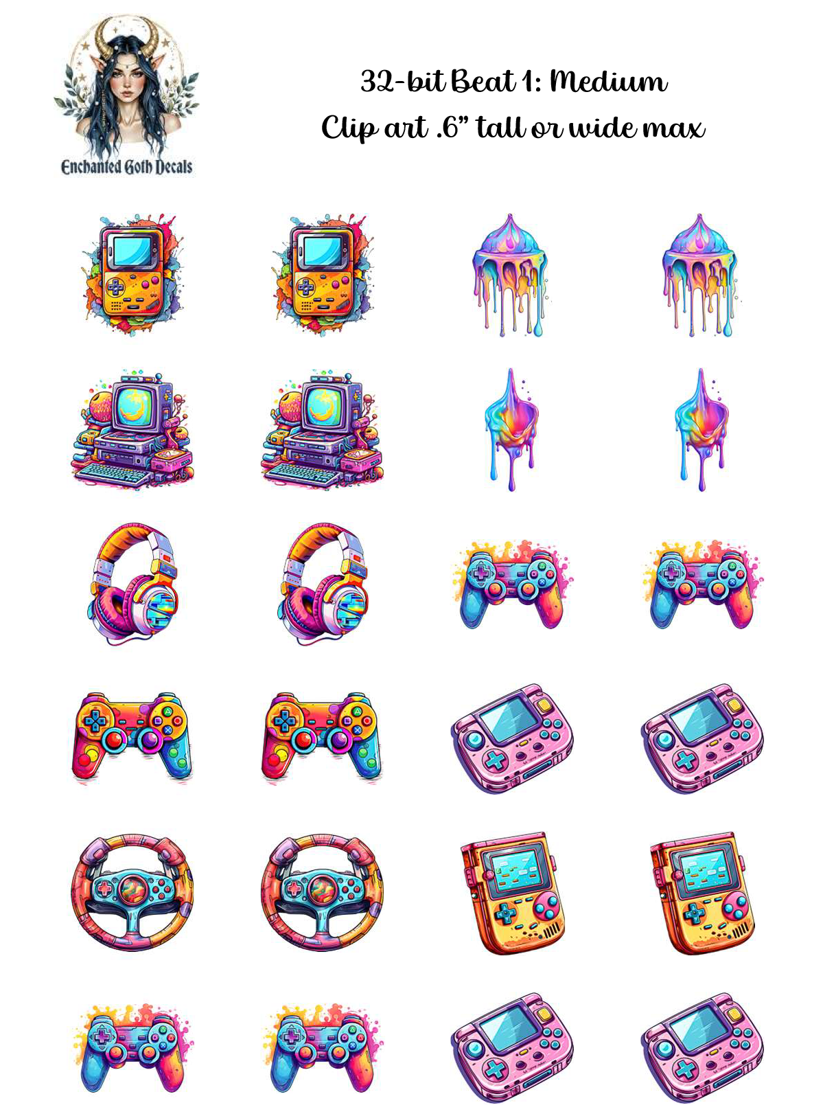 32-bit Beat 1 - Clipart