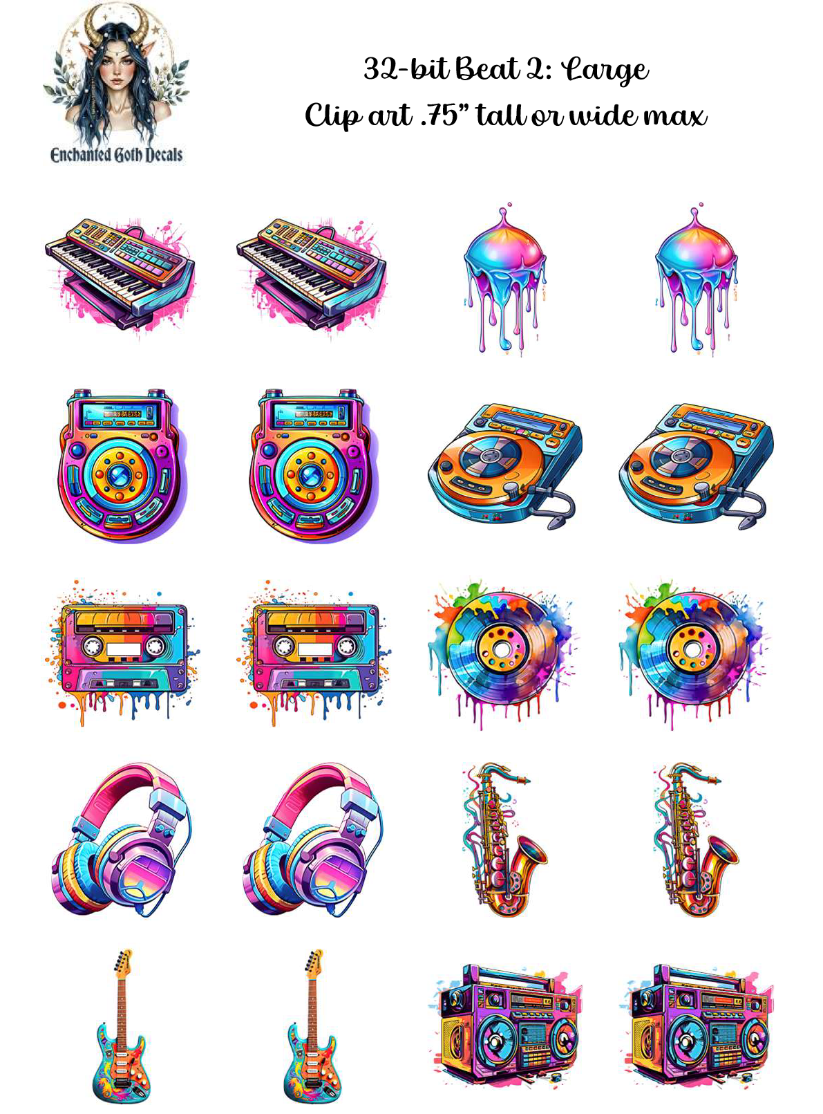 32-bit Beat 2 - Clipart