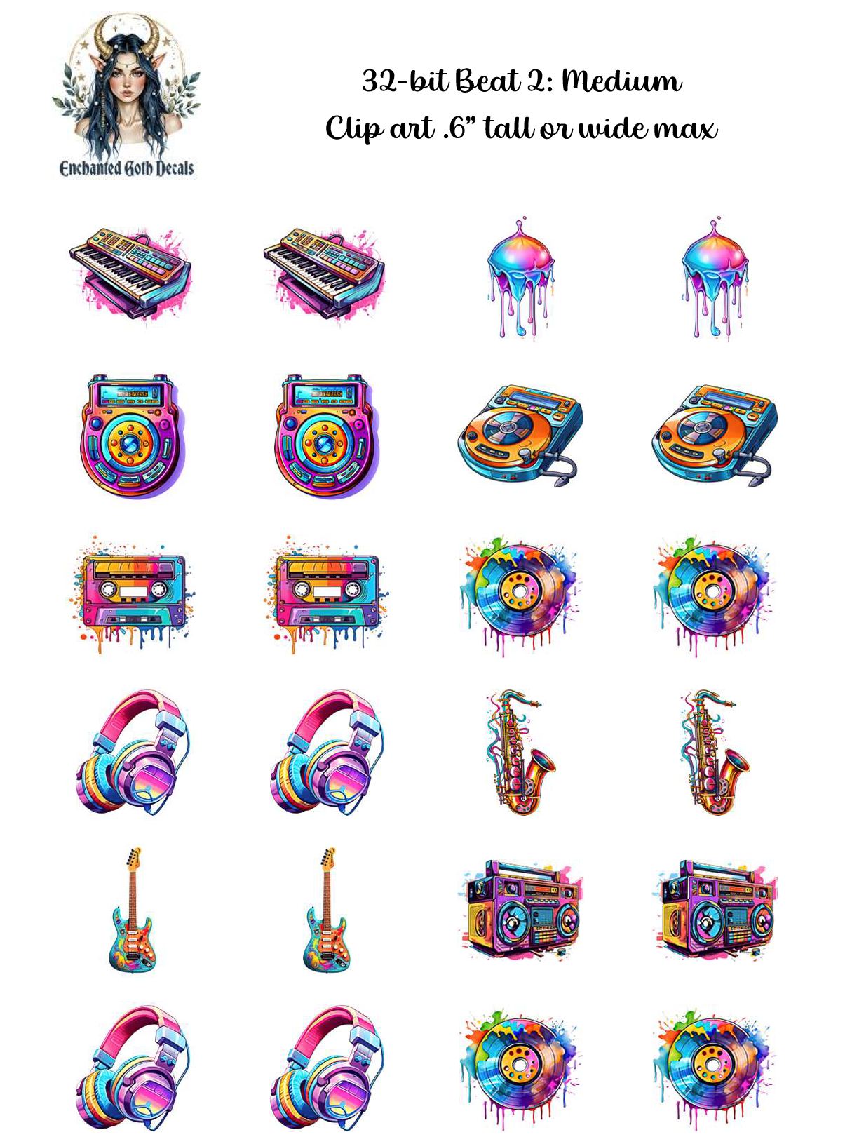 32-bit Beat 2 - Clipart