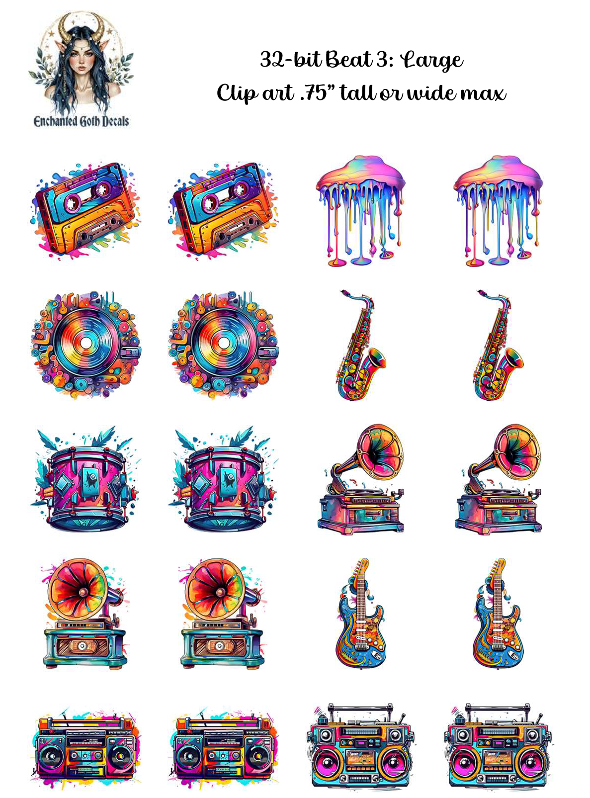 32-bit Beat 3 - Clipart