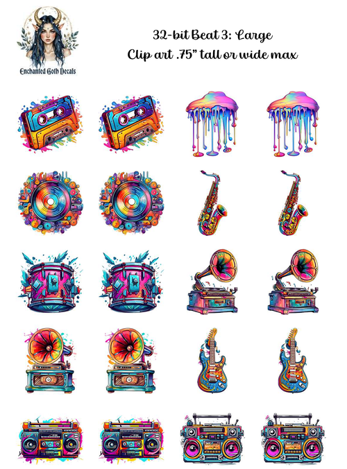 32-bit Beat 3 - Clipart