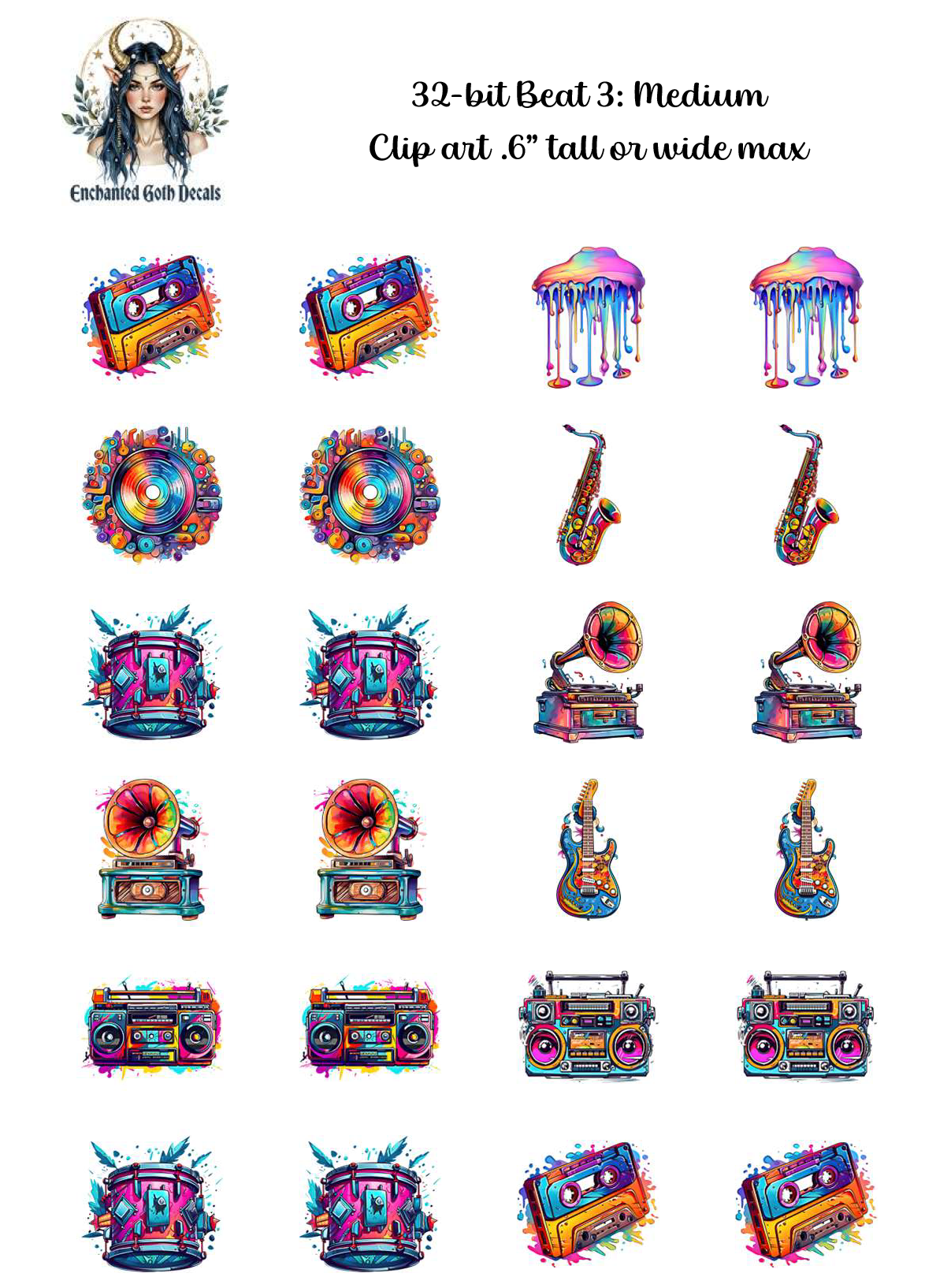 32-bit Beat 3 - Clipart