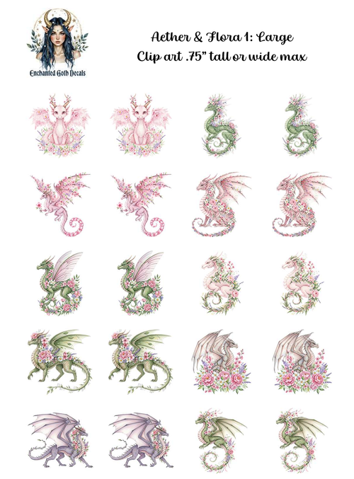 Aether and Flora 1 - Clipart