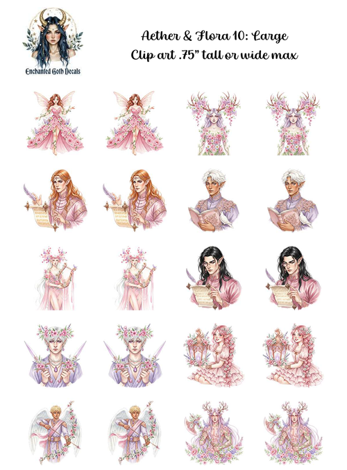 Aether and Flora 10 - Clipart
