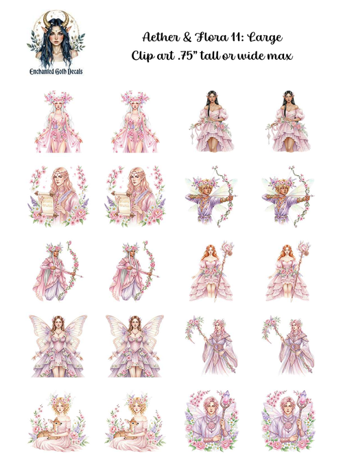 Aether and Flora 11 - Clipart