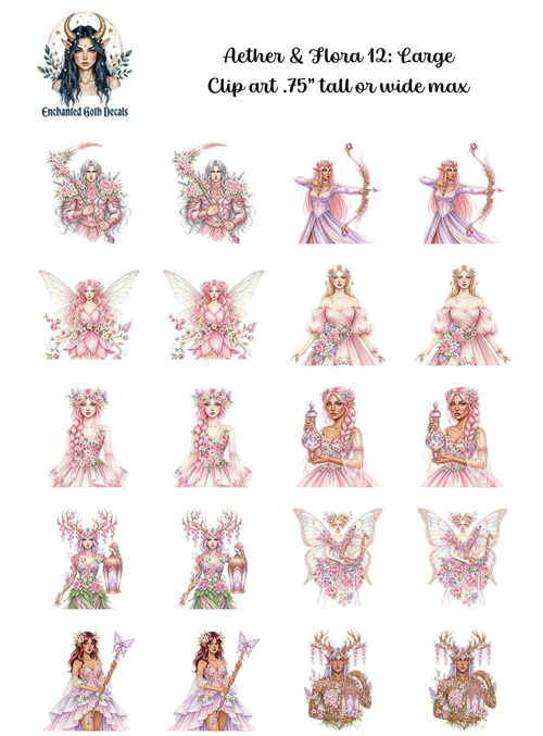 Aether and Flora 12 - Clipart
