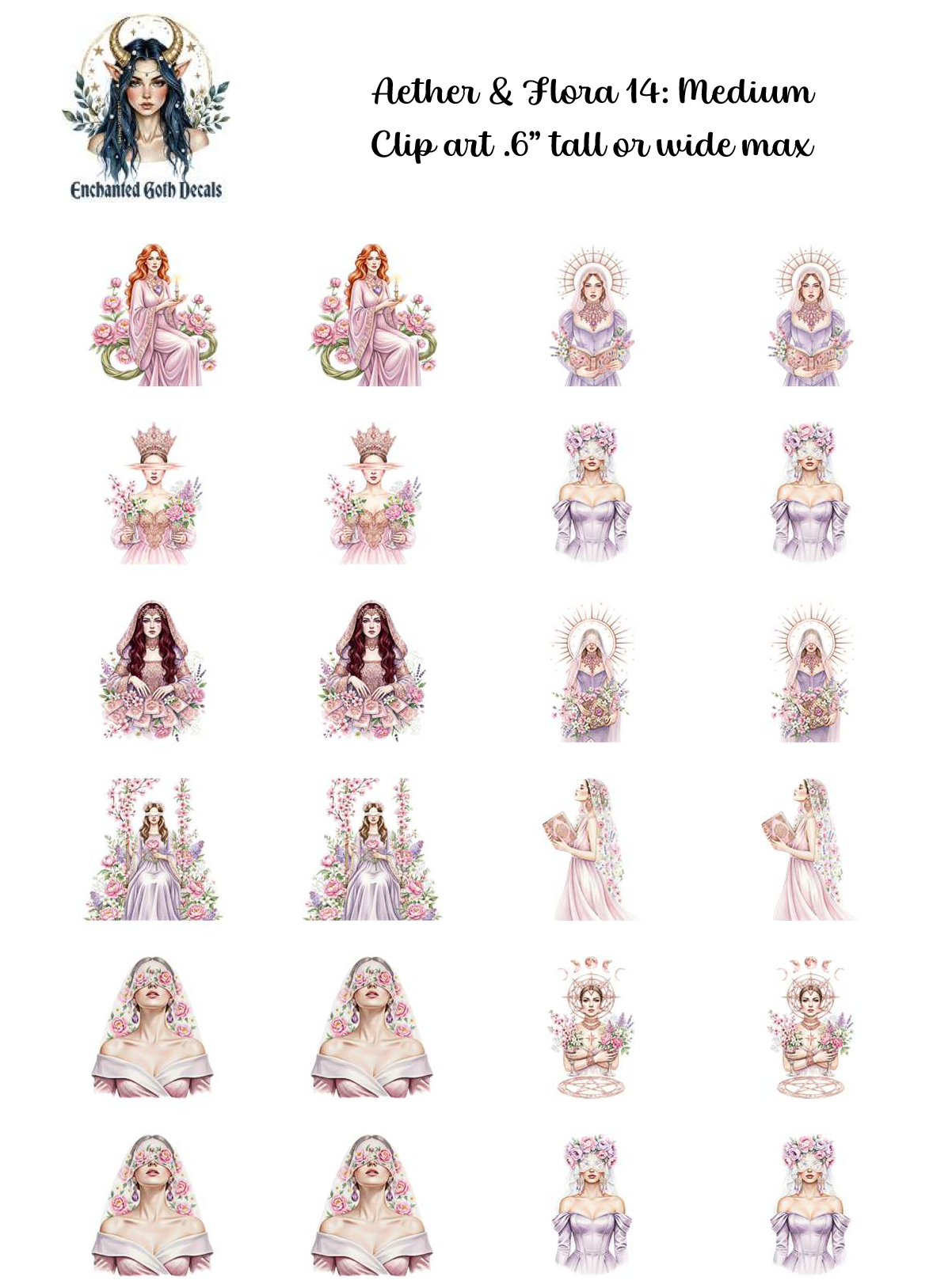 Aether and Flora 14 - Clipart