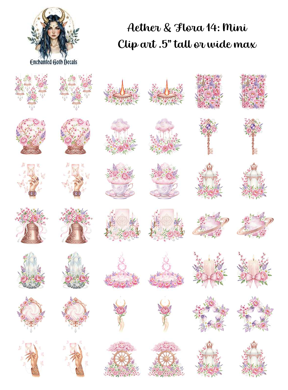 Aether and Flora 14 - Clipart Mini