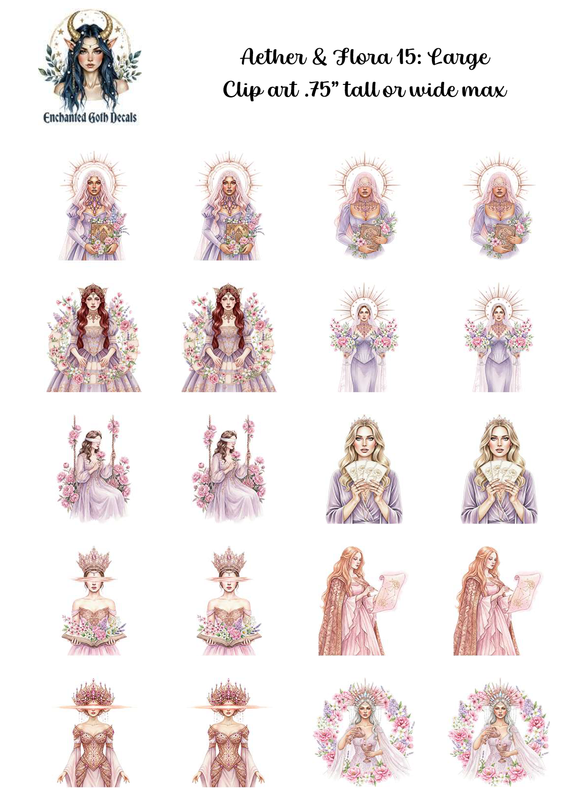 Aether and Flora 15 - Clipart