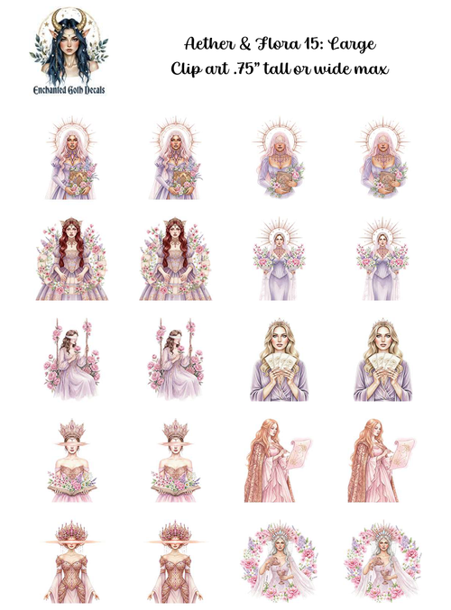Aether and Flora 15 - Clipart