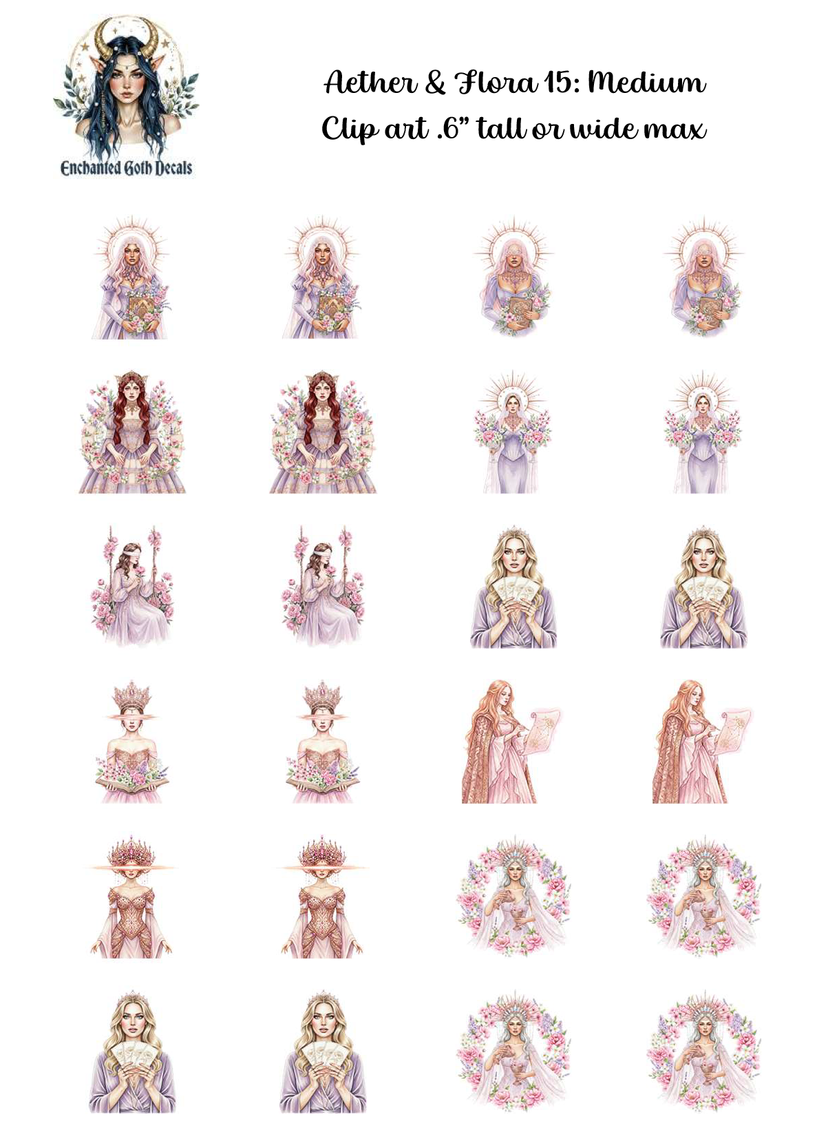 Aether and Flora 15 - Clipart