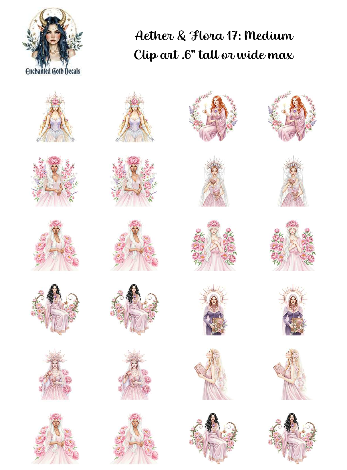 Aether and Flora 17 - Clipart