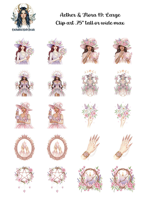 Aether and Flora 19 - Clipart