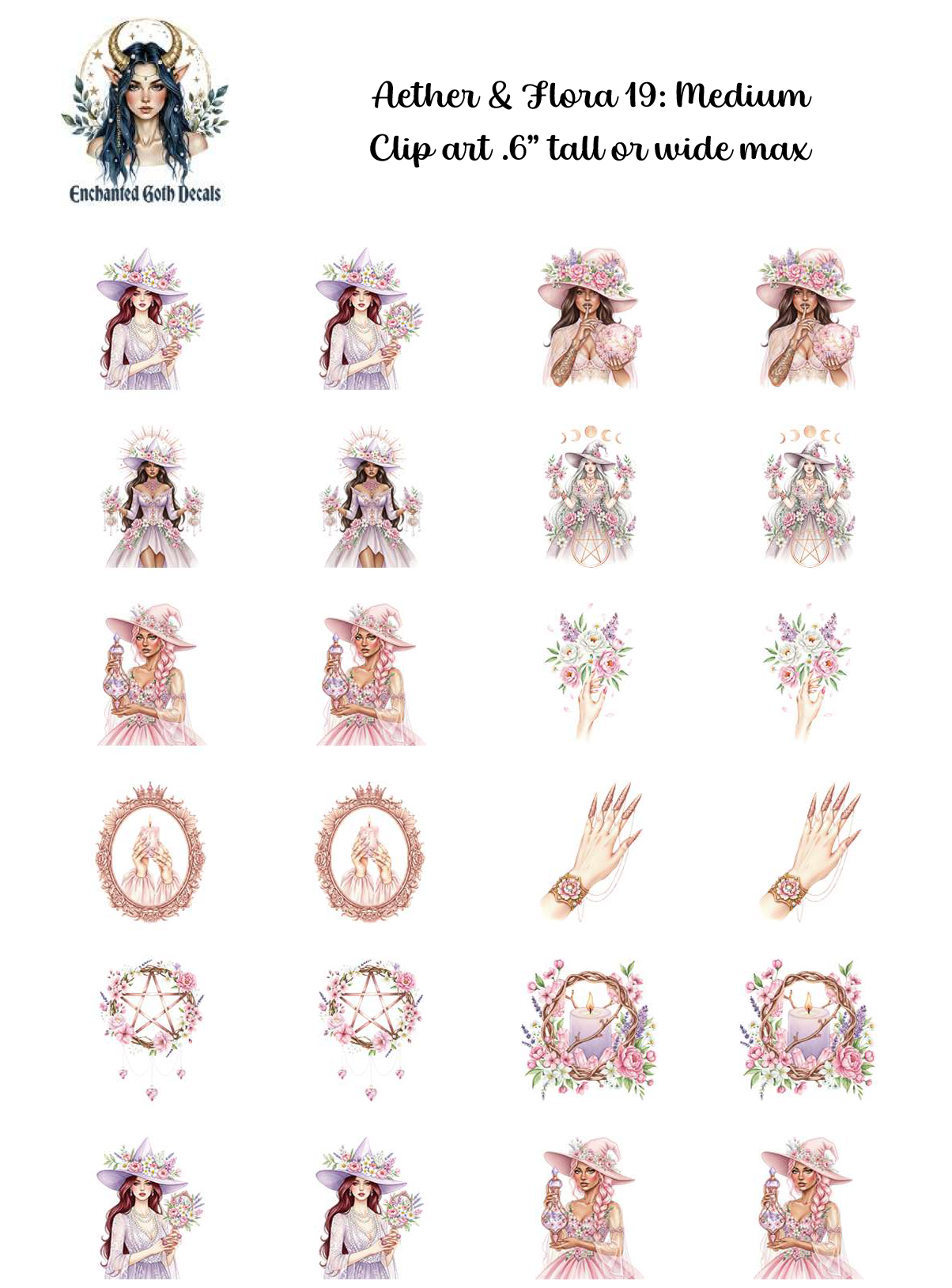 Aether and Flora 19 - Clipart