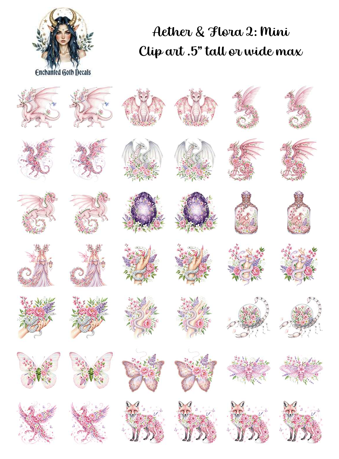 Aether and Flora 2 - Clipart Mini