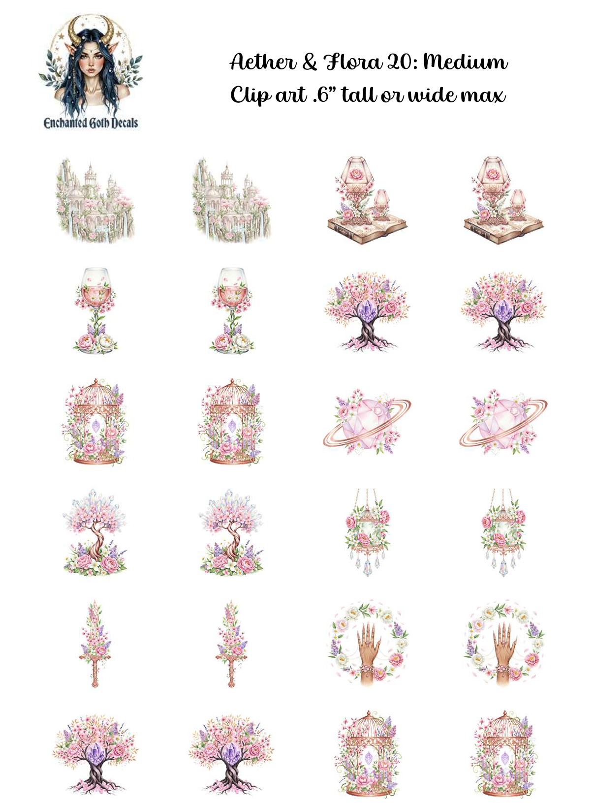 Aether and Flora 20 - Clipart