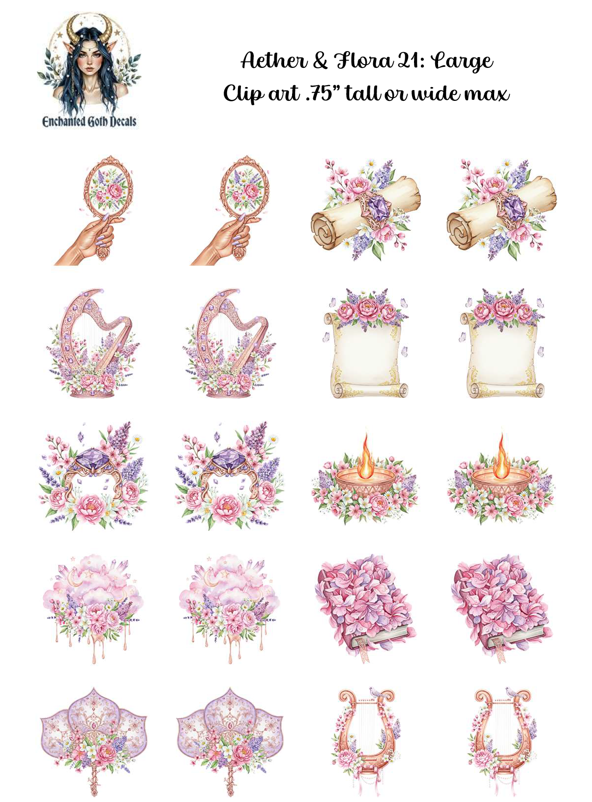 Aether and Flora 21 - Clipart