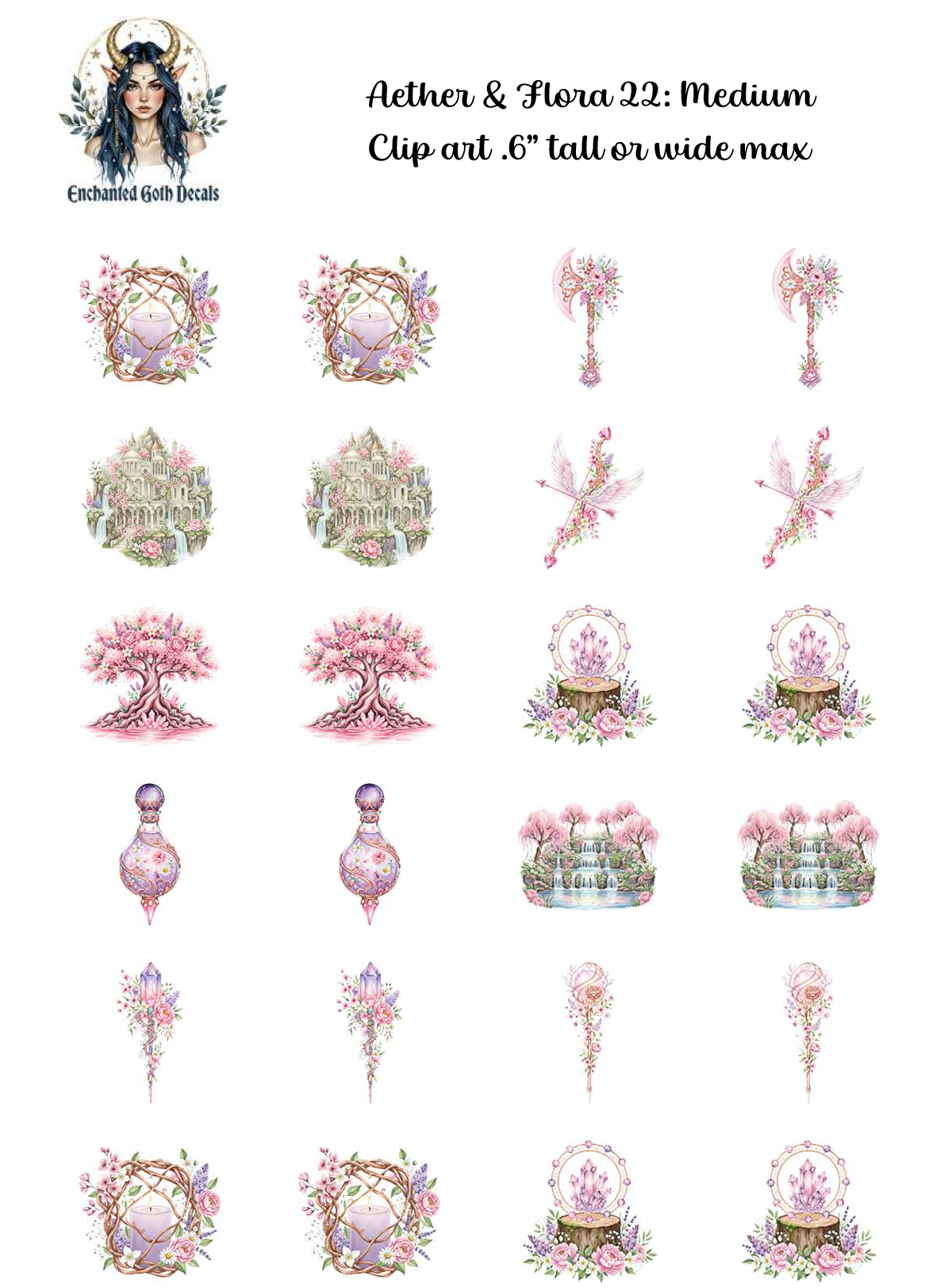 Aether and Flora 22 - Clipart
