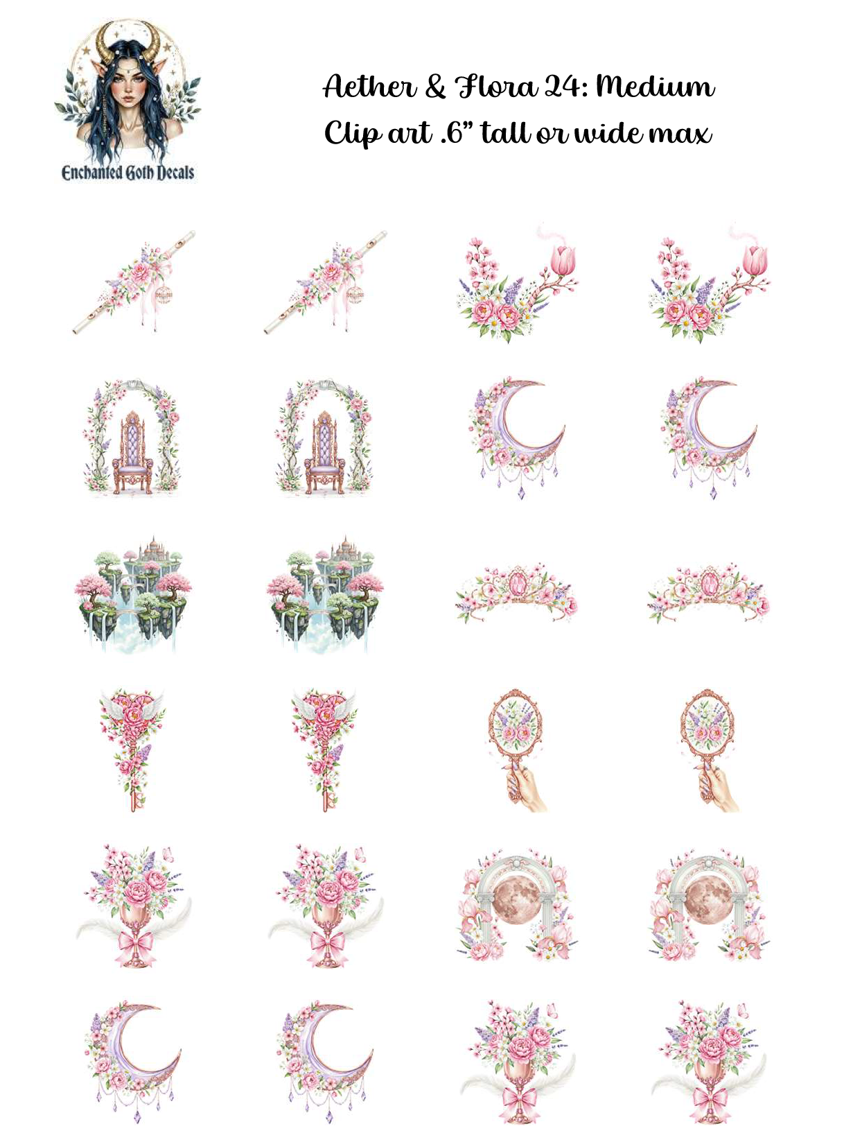 Aether and Flora 24 - Clipart