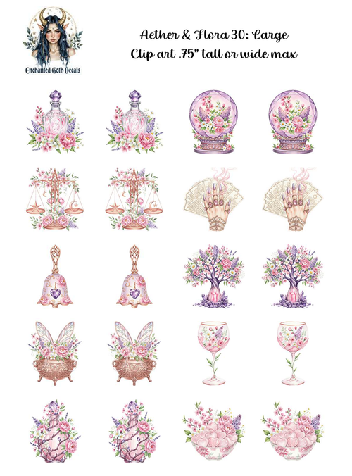 Aether and Flora 30 - Clipart