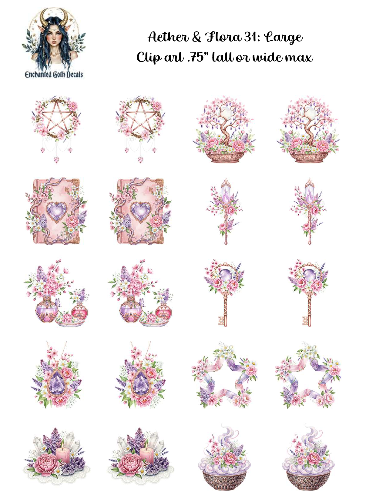 Aether and Flora 31 - Clipart