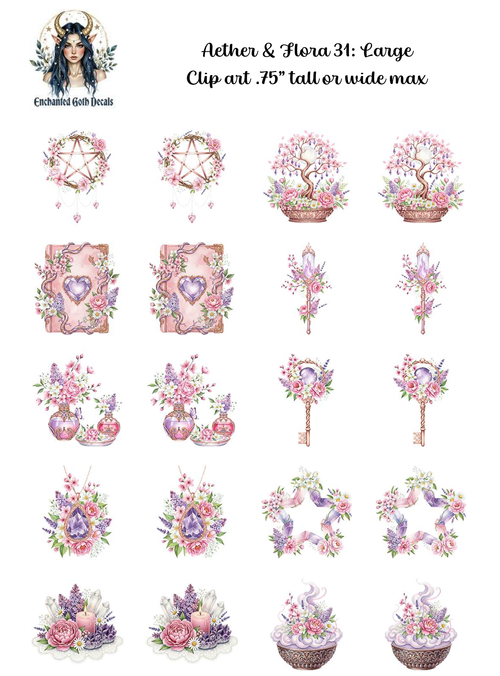 Aether and Flora 31 - Clipart