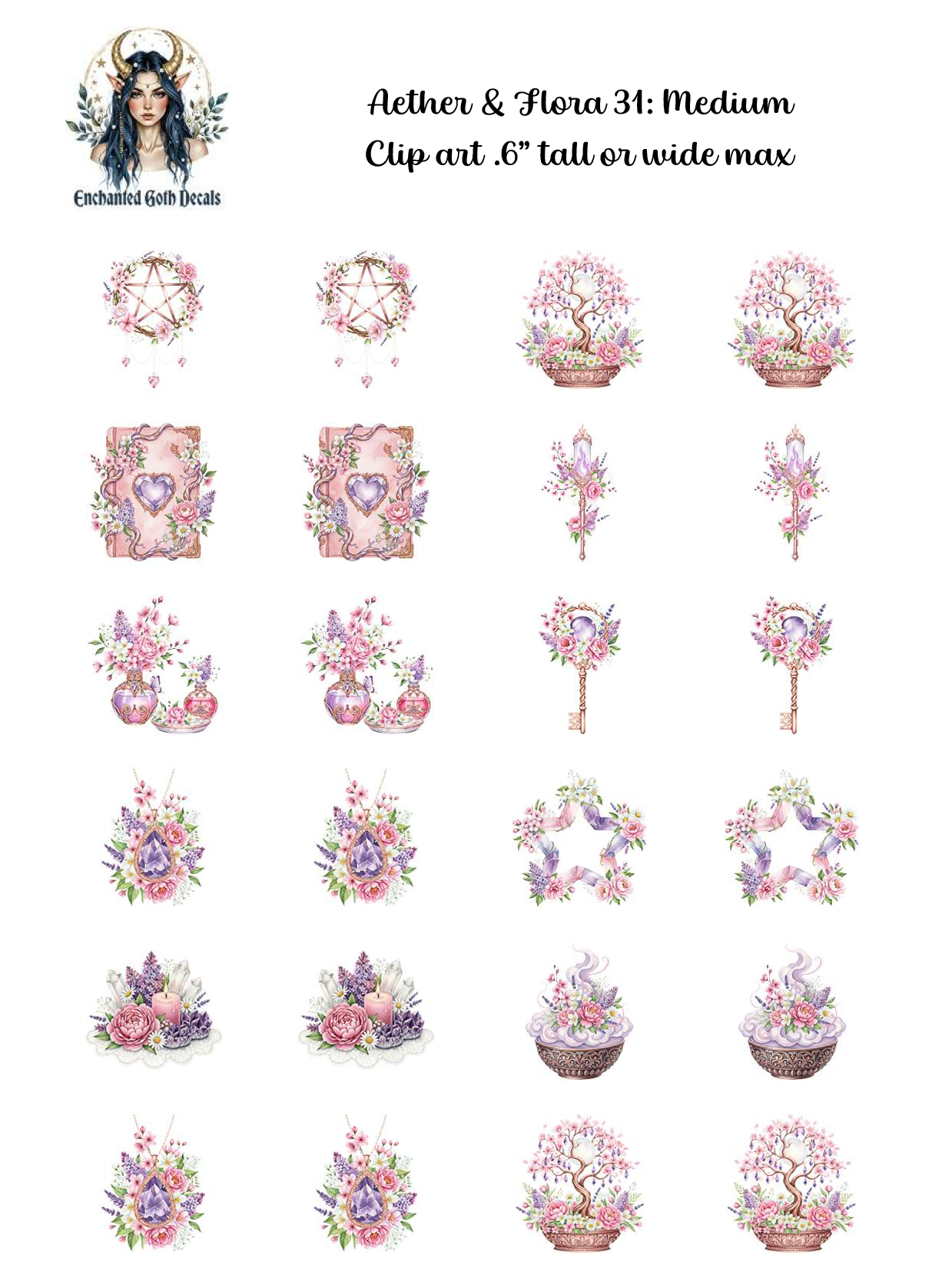 Aether and Flora 31 - Clipart