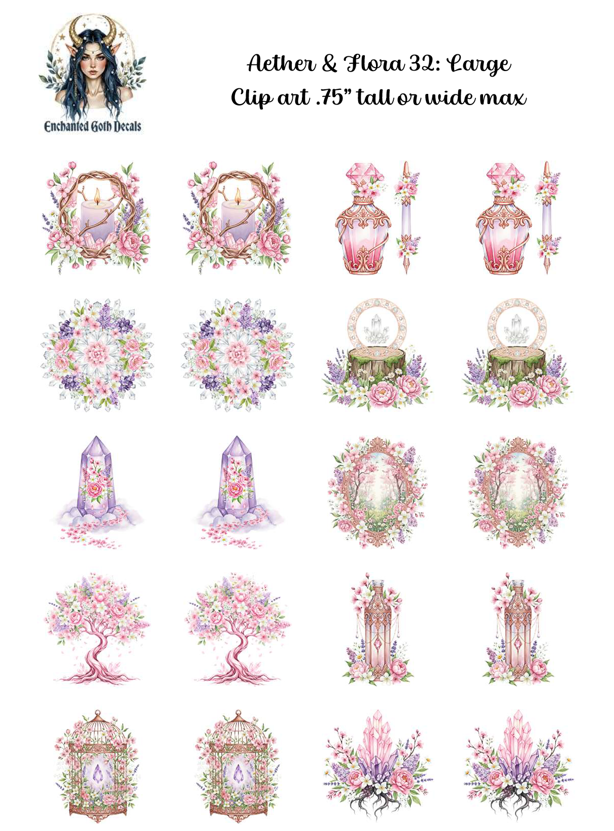 Aether and Flora 32 - Clipart