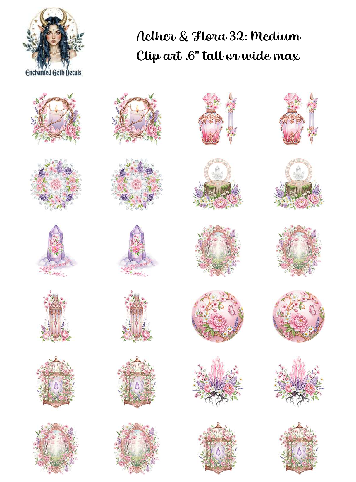 Aether and Flora 32 - Clipart