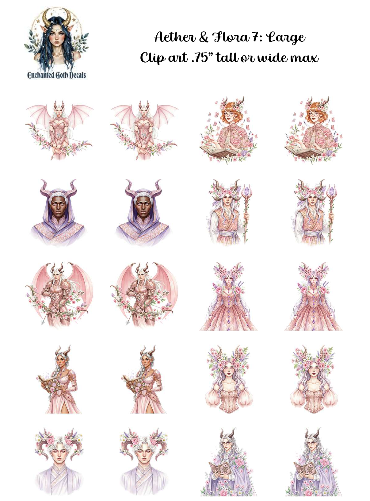 Aether and Flora 7 - Clipart