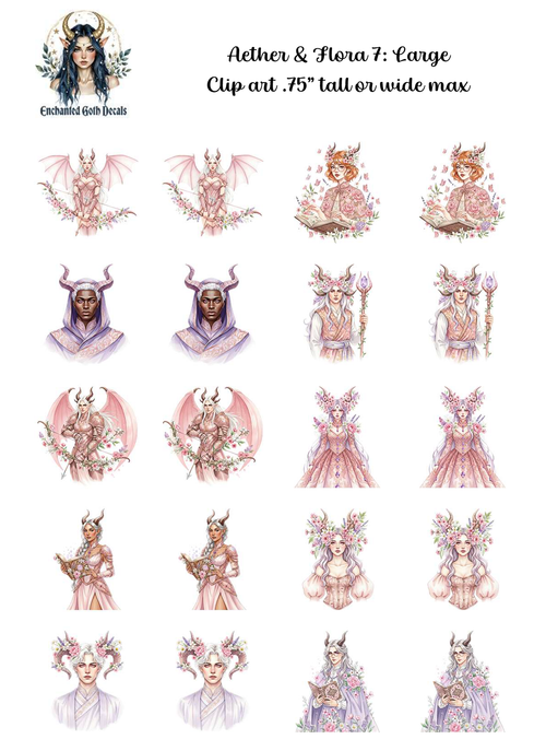 Aether and Flora 7 - Clipart
