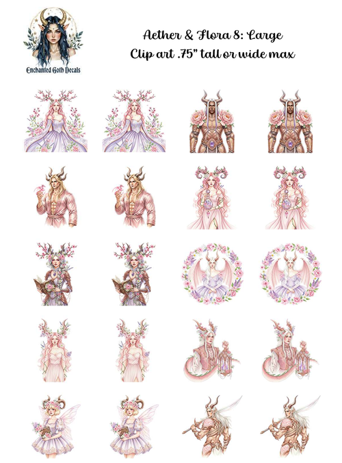 Aether and Flora 8 - Clipart