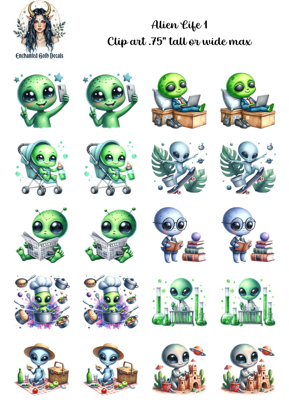 Alien Life 1 - Clipart