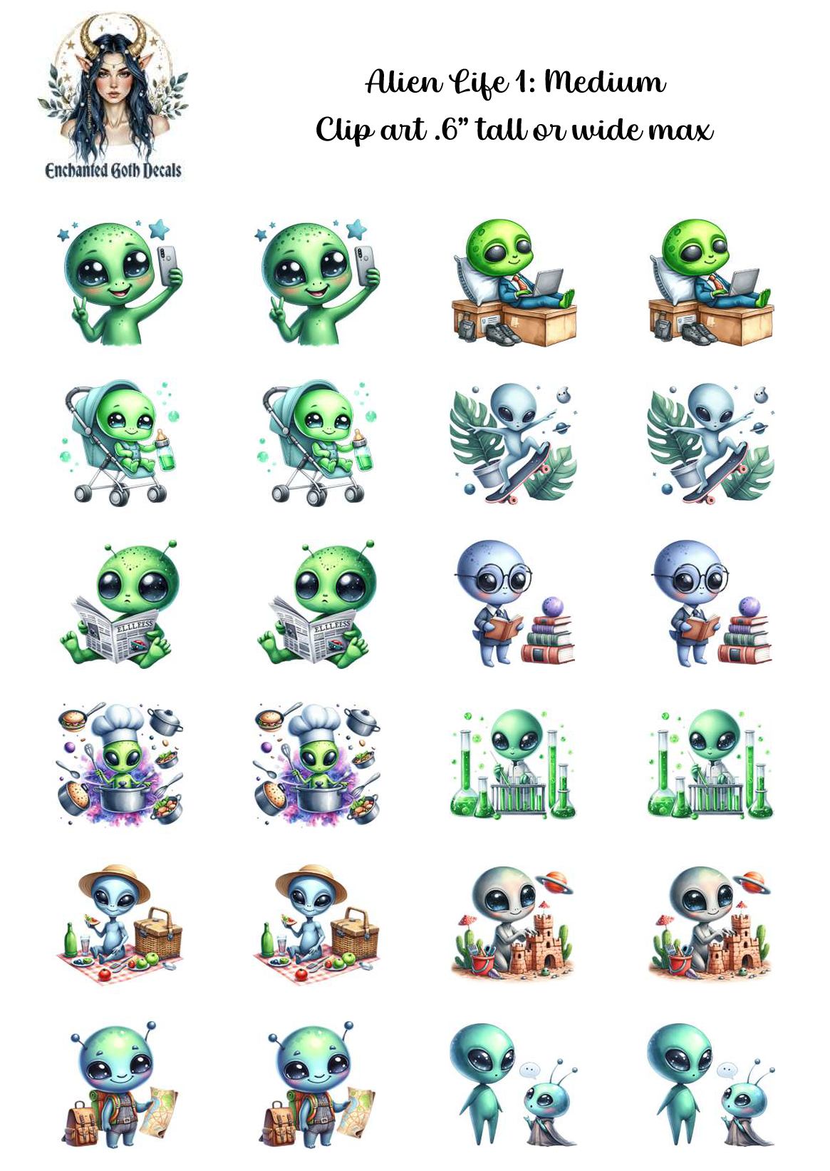 Alien Life 1 - Clipart