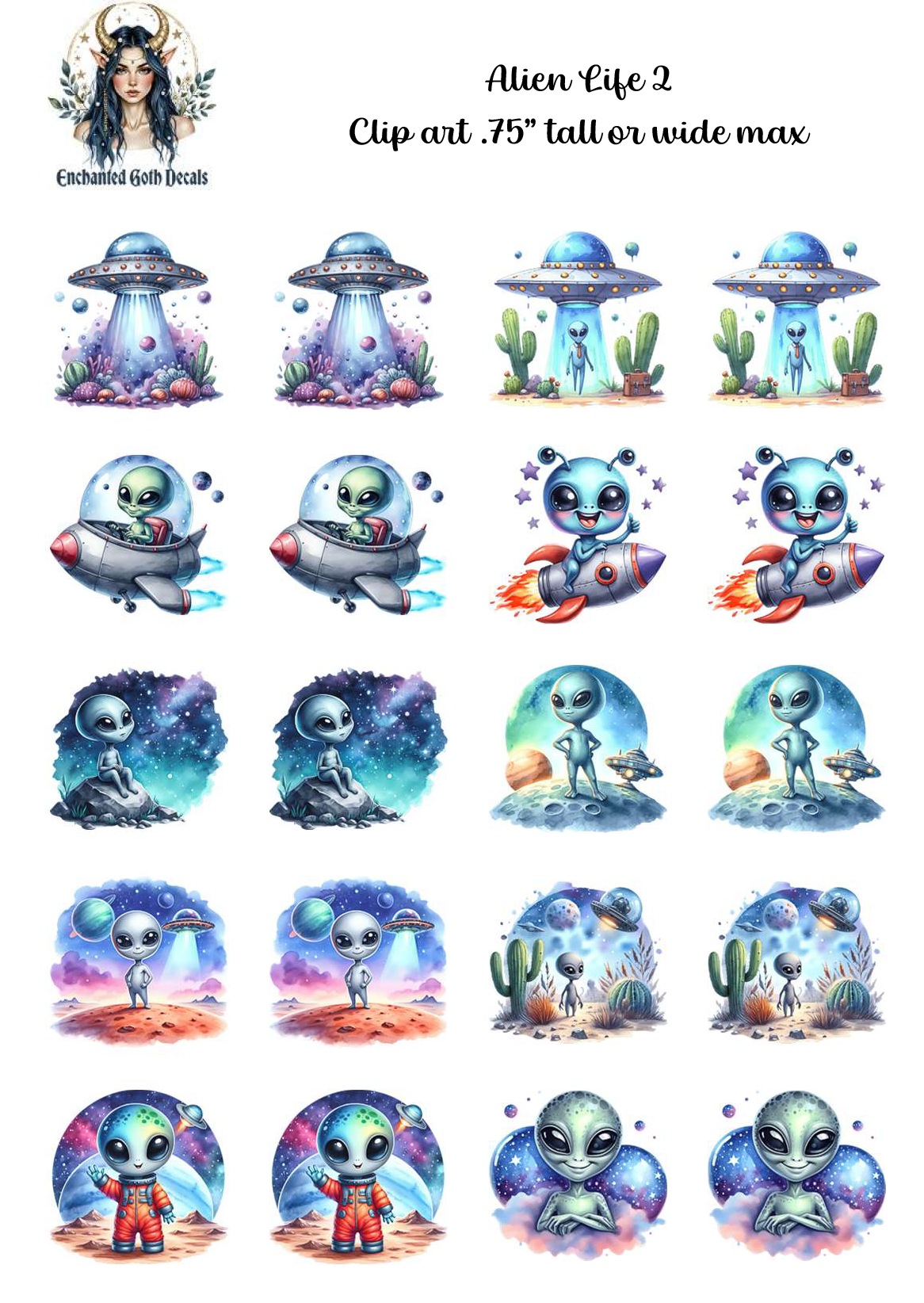 Alien Life 2 - Clipart