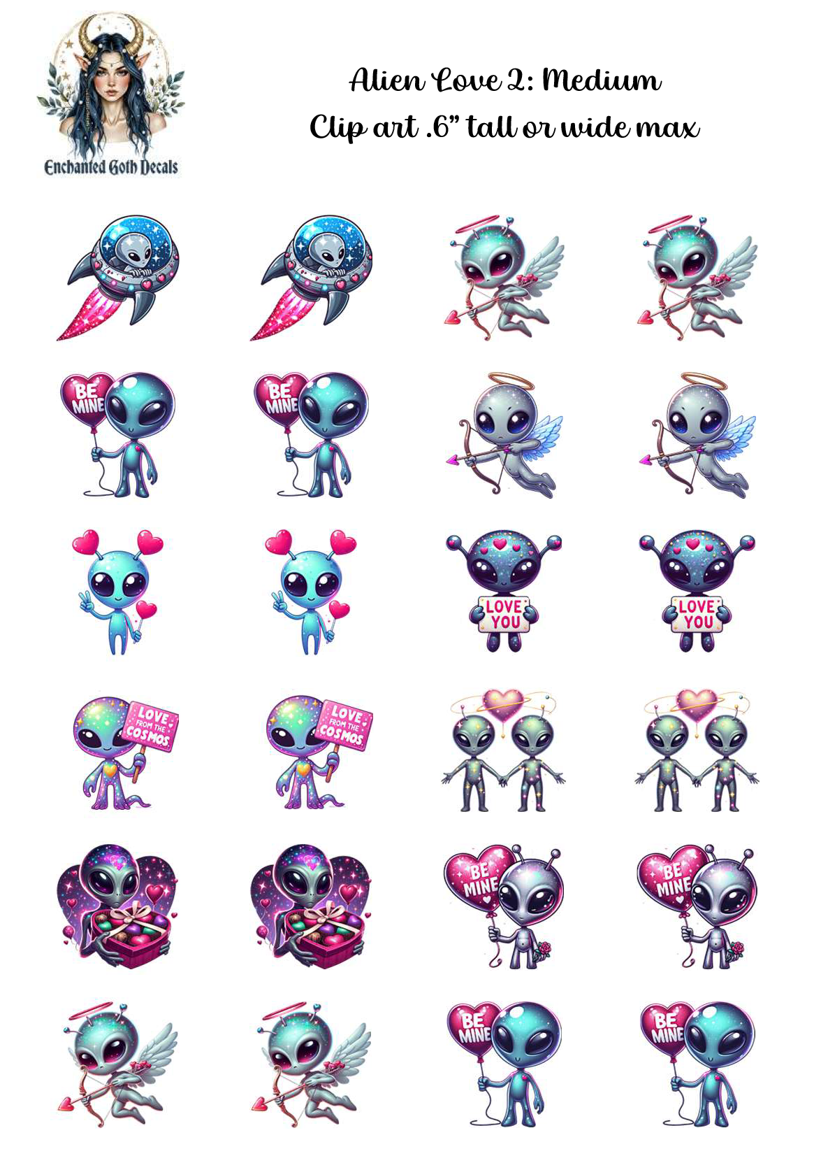 Alien Love 2 - Clipart