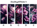 Amethyst Petals Bookmarks: Sheet 4