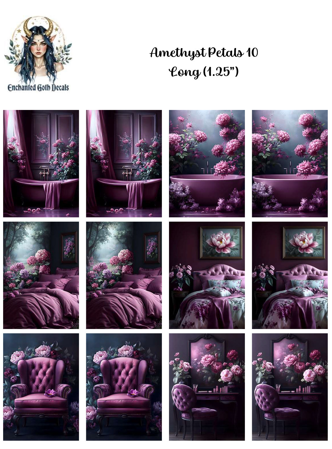 Amethyst Petals 10