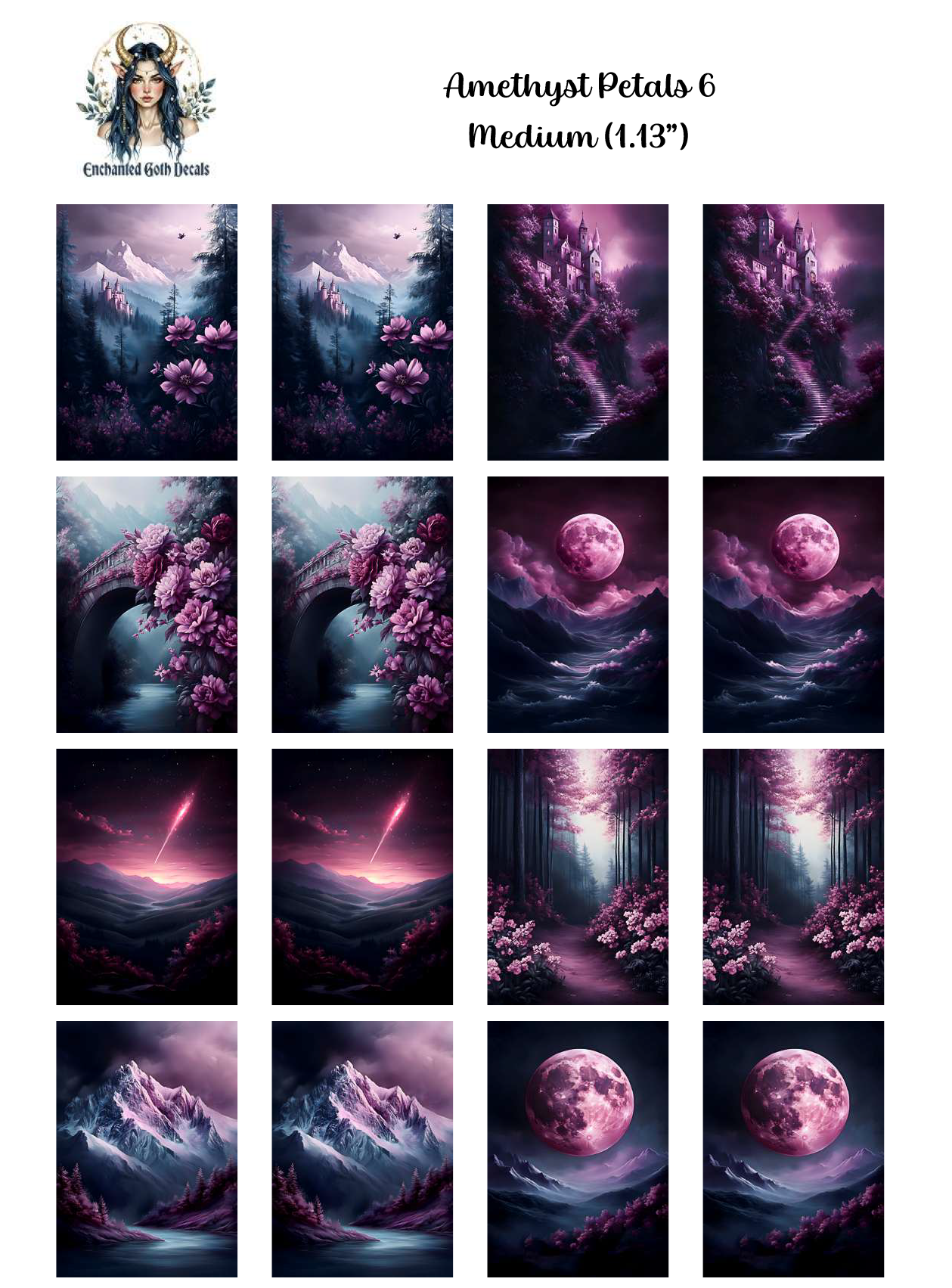 Amethyst Petals 6