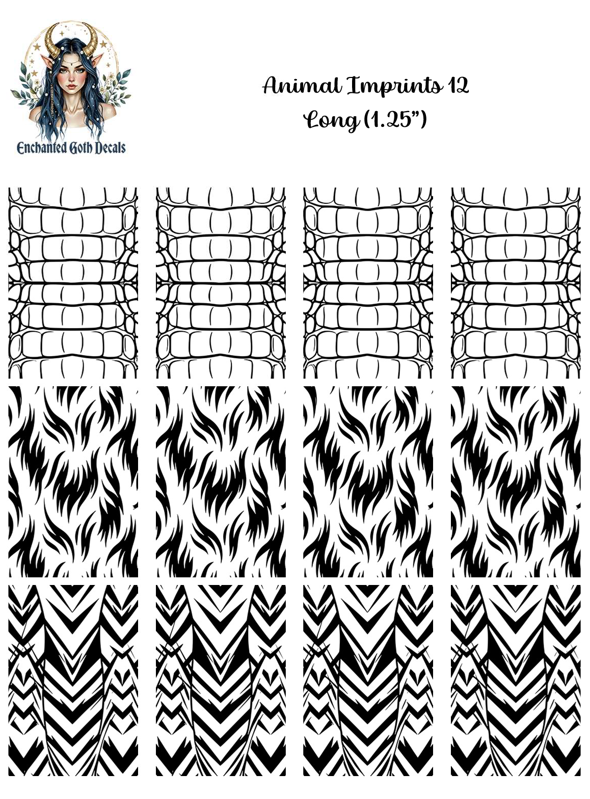 Animal Imprints 12 - Long