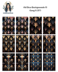Art Deco Backgrounds 13 - Long