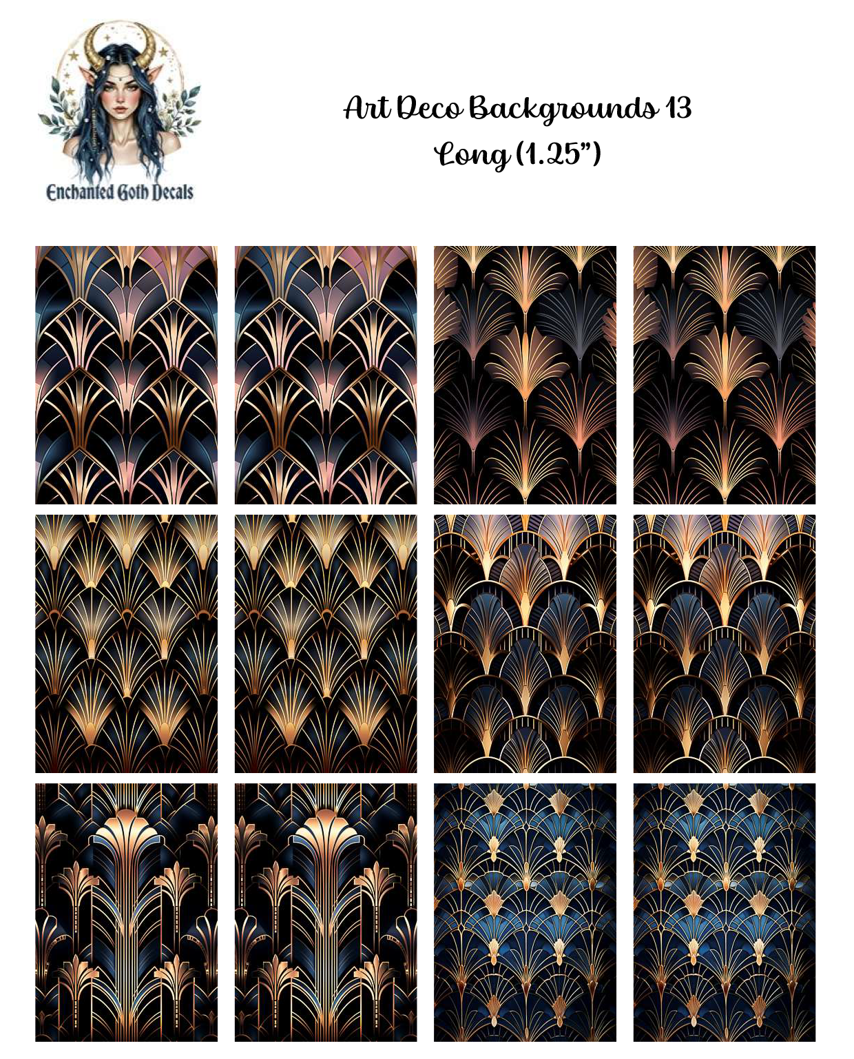 Art Deco Backgrounds 13 - Long