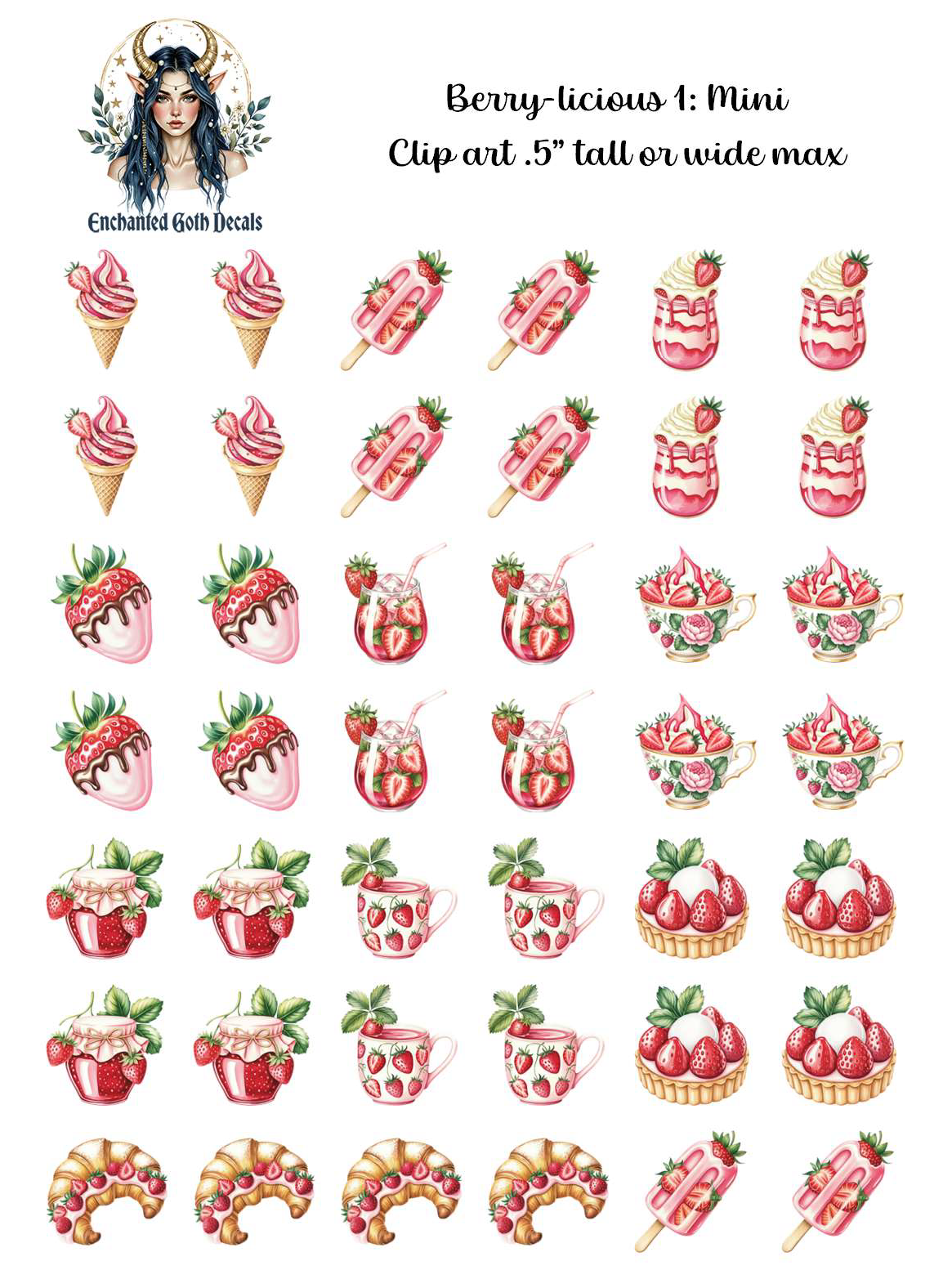 Berry-licious 1 - Clipart Mini