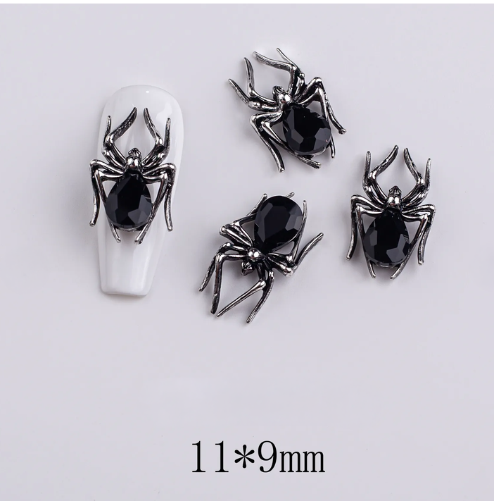 Gothic Spider Nail Charms