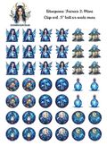 Bluepane Fairies 2 - Clipart Mini (Inventory Clear Out)