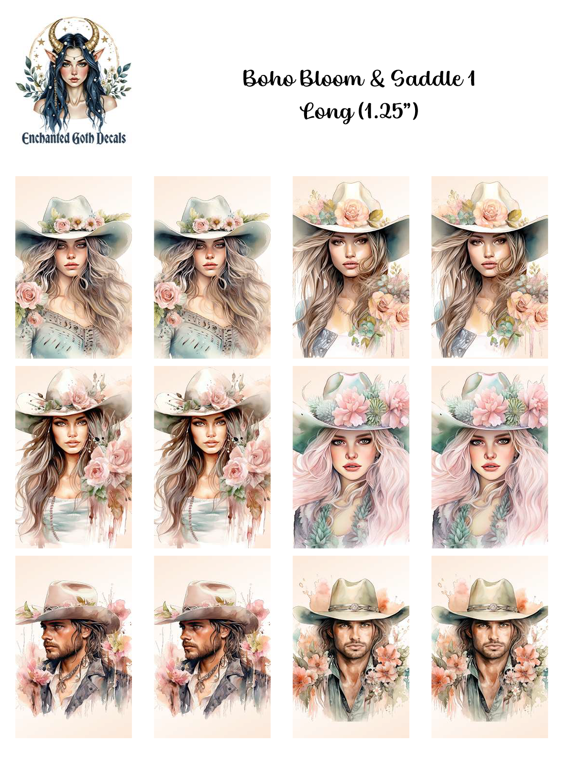 Boho Bloom & Saddle 1