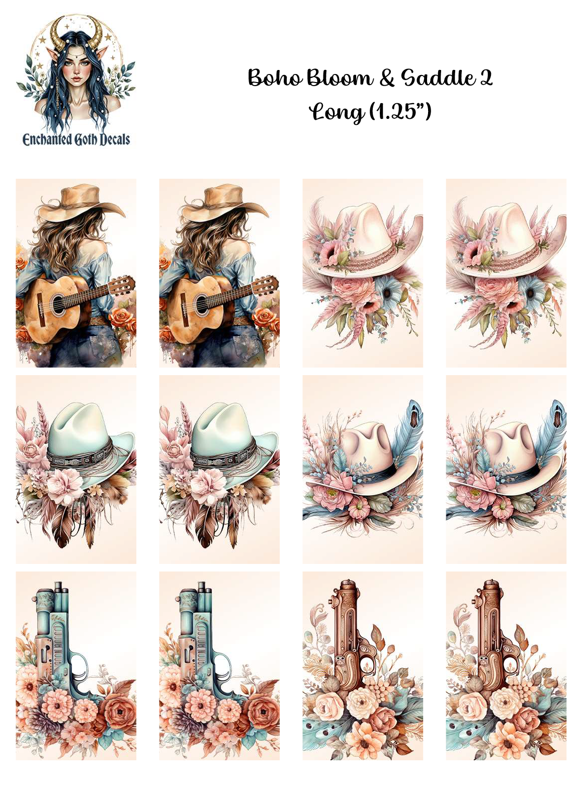 Boho Bloom & Saddle 2