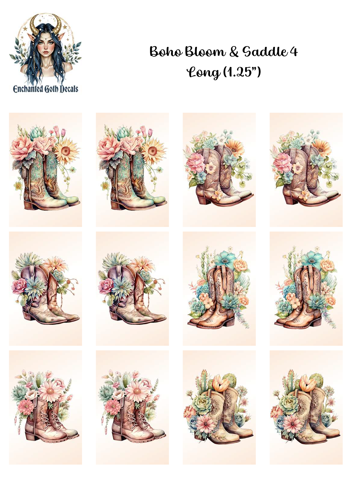Boho Bloom & Saddle 4