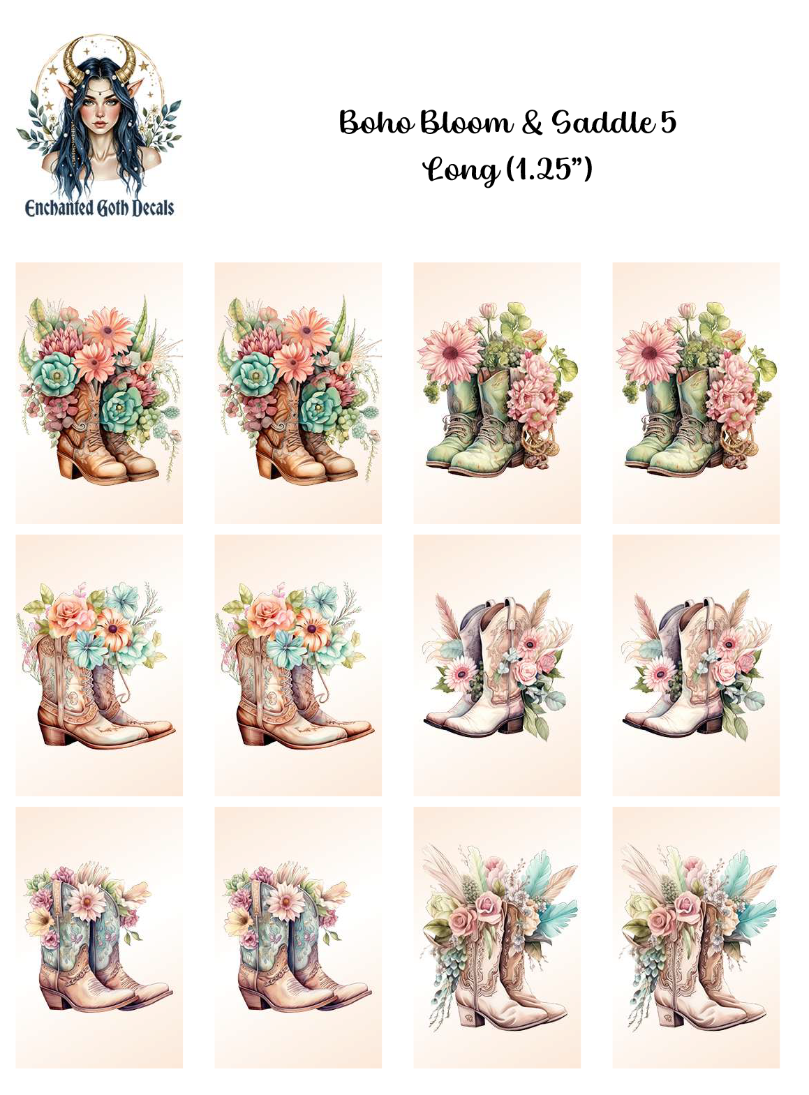 Boho Bloom & Saddle 5